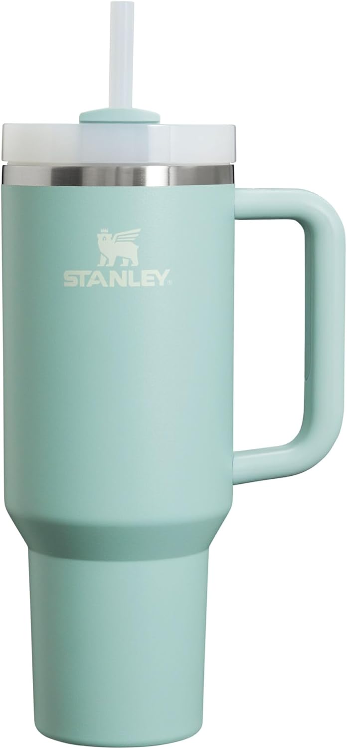 STANLEY Quencher H2.0 Tumbler with Handle and Straw 30 oz | Flowstate 3-Position Lid | Cup Holder Compatible for Travel | Insulated Stainless Steel Cup | BPA-Free | Nectarine