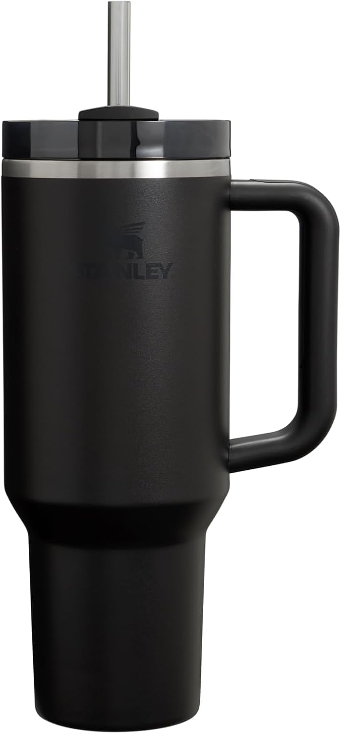STANLEY Quencher H2.0 Tumbler with Handle and Straw 30 oz | Flowstate 3-Position Lid | Cup Holder Compatible for Travel | Insulated Stainless Steel Cup | BPA-Free | Nectarine