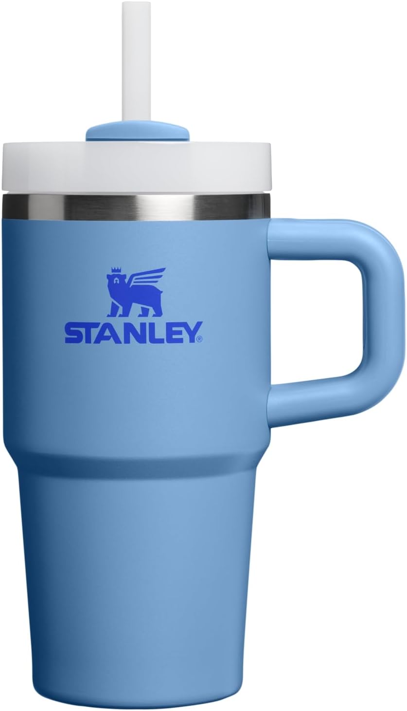 STANLEY Quencher H2.0 Tumbler with Handle and Straw 30 oz | Flowstate 3-Position Lid | Cup Holder Compatible for Travel | Insulated Stainless Steel Cup | BPA-Free | Nectarine