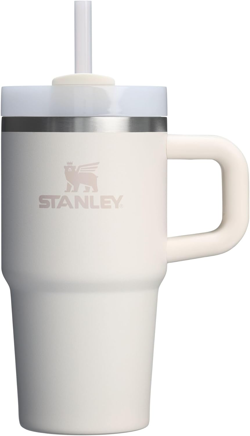 STANLEY Quencher H2.0 Tumbler with Handle and Straw 30 oz | Flowstate 3-Position Lid | Cup Holder Compatible for Travel | Insulated Stainless Steel Cup | BPA-Free | Nectarine