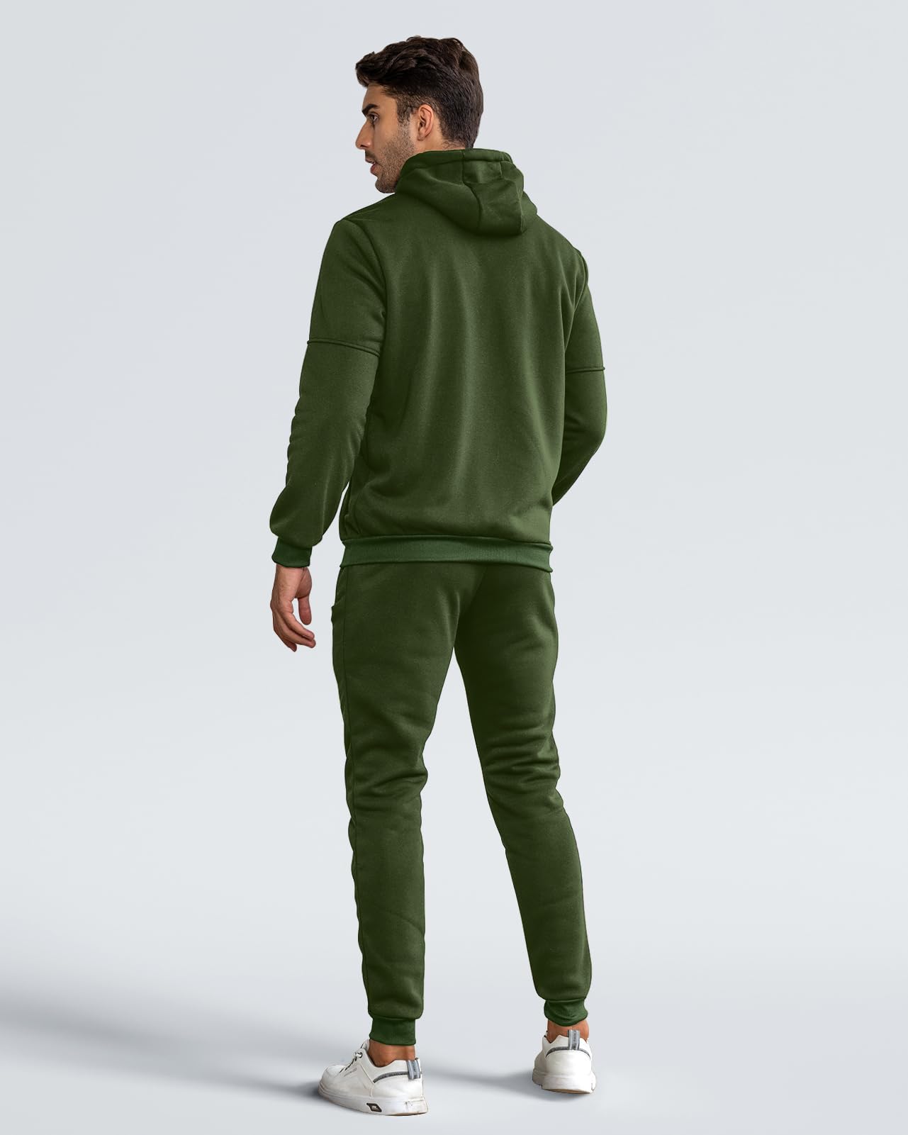 Hakjay Sweatsuits for Men 2 Piece Hoodie Men's Jogging Tracksuit Set Casual Athletic Long Sleeve Outfit Pullover Suit Set