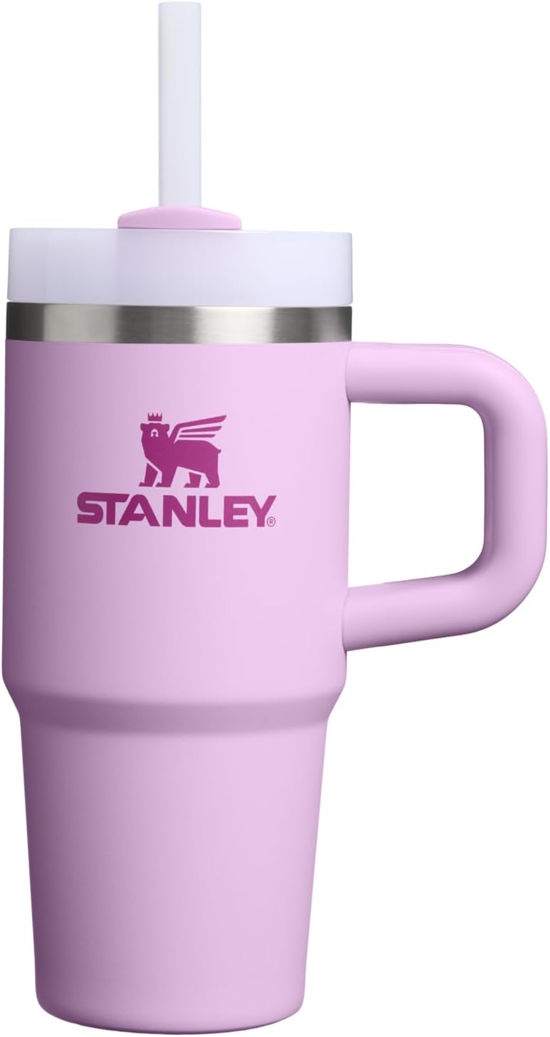 STANLEY Quencher H2.0 Tumbler with Handle and Straw 30 oz | Flowstate 3-Position Lid | Cup Holder Compatible for Travel | Insulated Stainless Steel Cup | BPA-Free | Nectarine