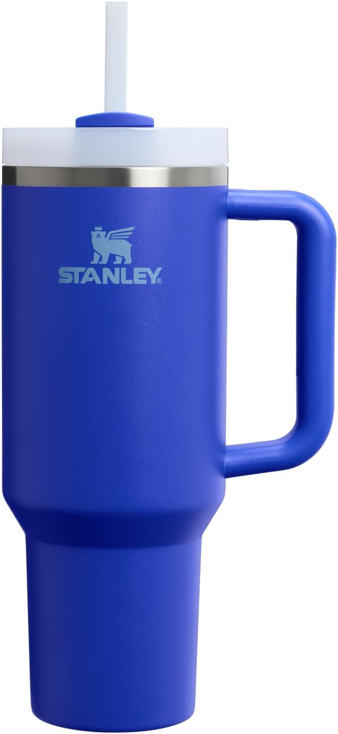 STANLEY Quencher H2.0 Tumbler with Handle and Straw 30 oz | Flowstate 3-Position Lid | Cup Holder Compatible for Travel | Insulated Stainless Steel Cup | BPA-Free | Nectarine
