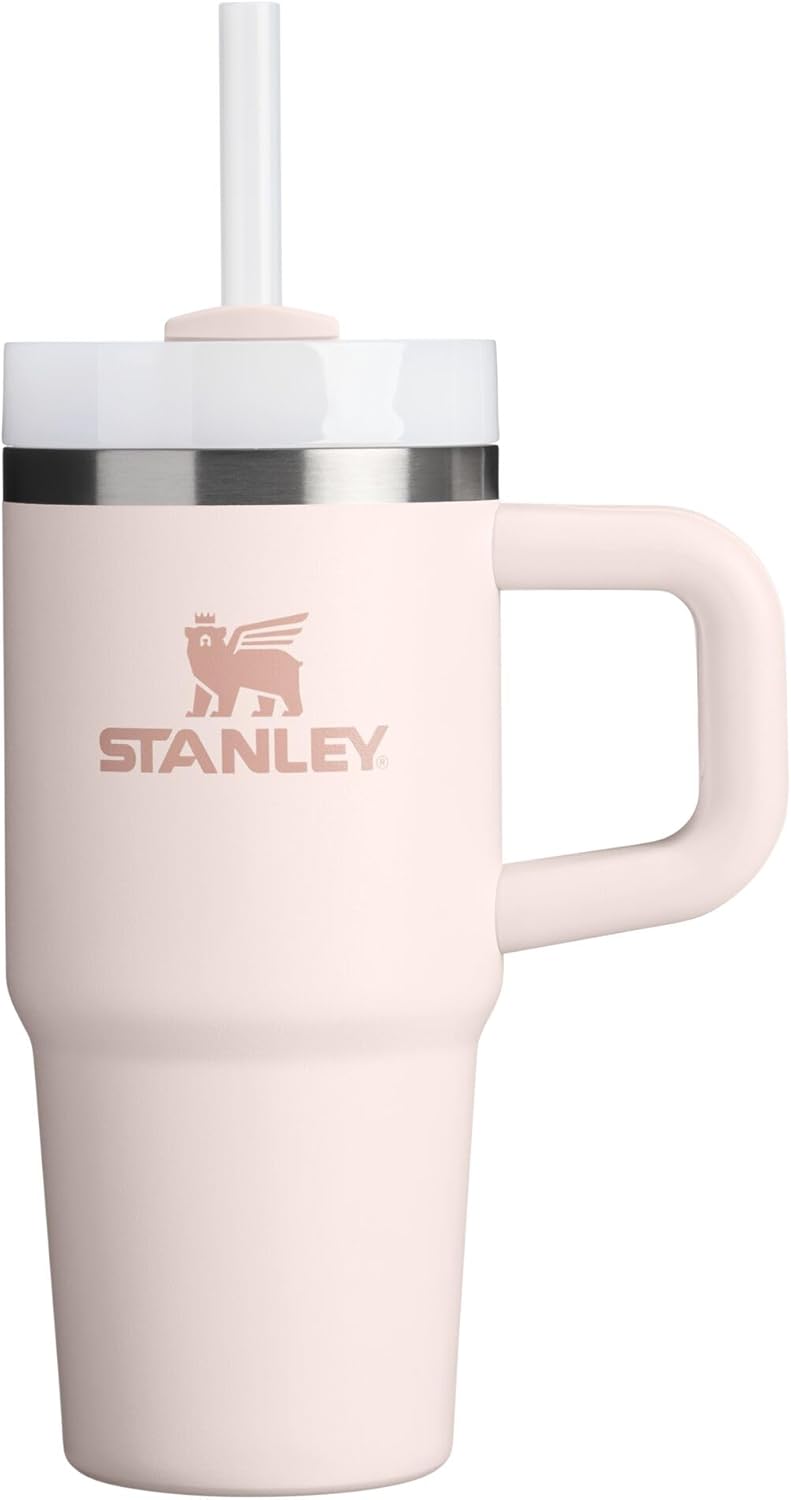 STANLEY Quencher H2.0 Tumbler with Handle and Straw 30 oz | Flowstate 3-Position Lid | Cup Holder Compatible for Travel | Insulated Stainless Steel Cup | BPA-Free | Nectarine