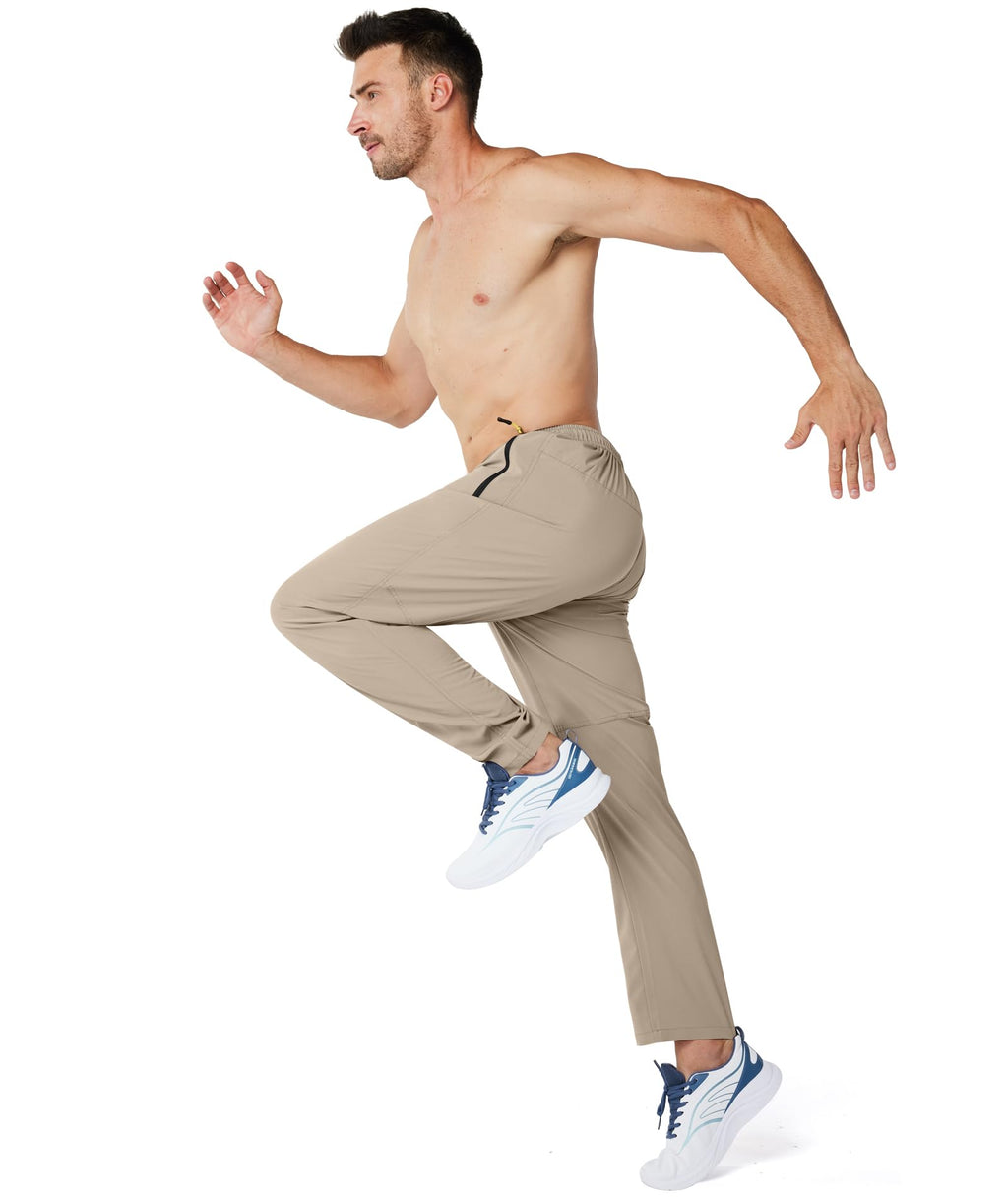 Zoofly Men's Sweatpants Athletic Pants Breathable Quick Dry Water Resistant Jogger Track Pants Workout Hiking Pants