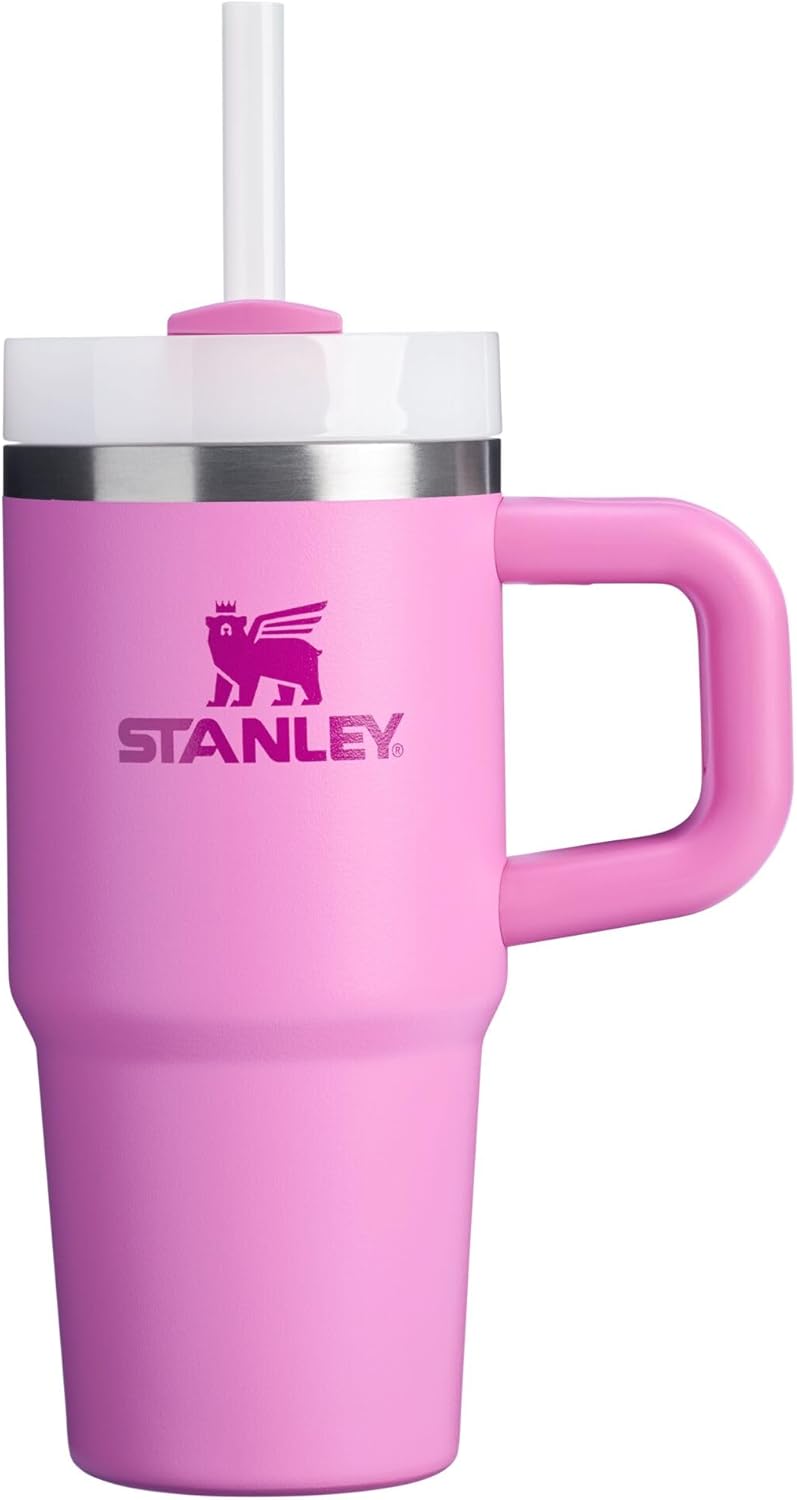 STANLEY Quencher H2.0 Tumbler with Handle and Straw 30 oz | Flowstate 3-Position Lid | Cup Holder Compatible for Travel | Insulated Stainless Steel Cup | BPA-Free | Nectarine