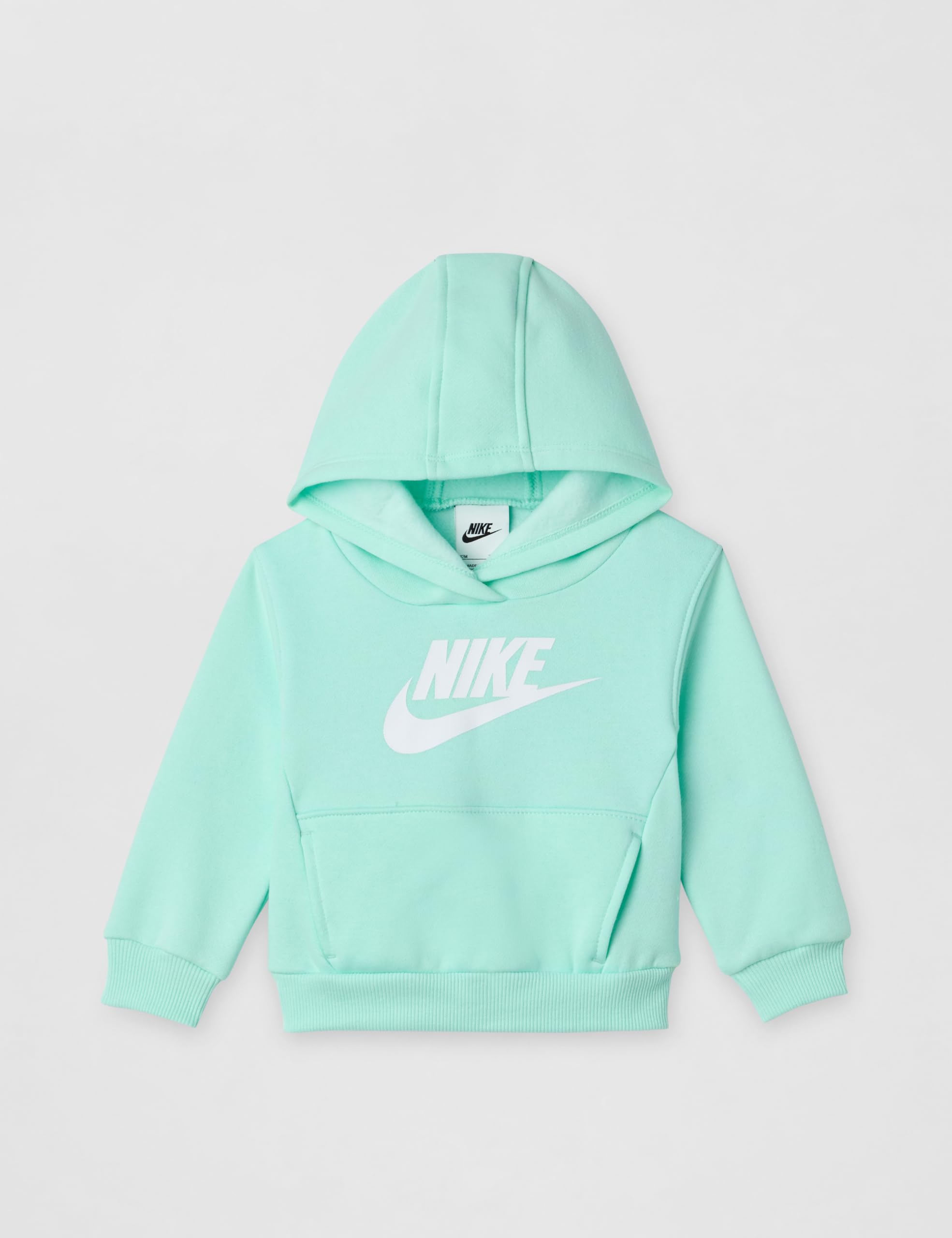 Nike Baby Sportswear Club Fleece Pullover Hoodie and Joggers 2-Piece Outfit Set (Large Swoosh Logo)