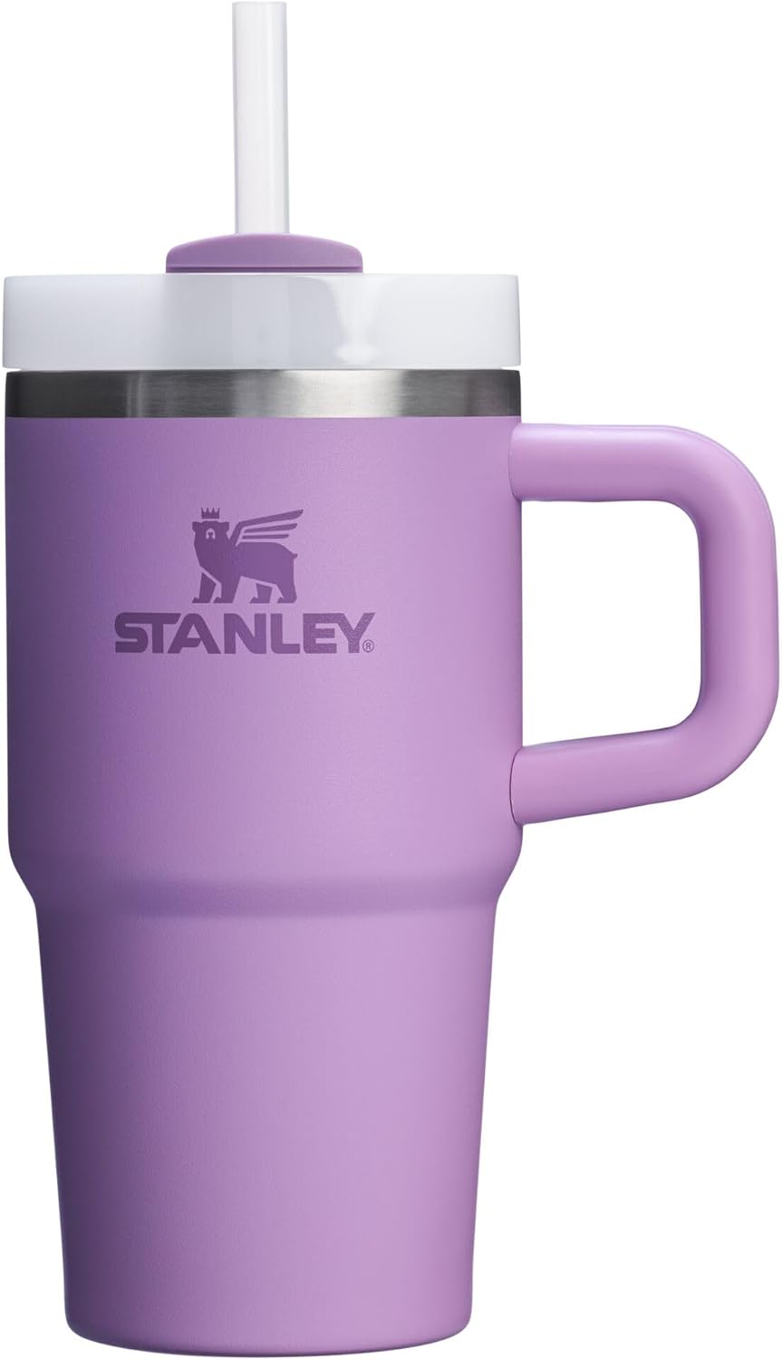 STANLEY Quencher H2.0 Tumbler with Handle and Straw 30 oz | Flowstate 3-Position Lid | Cup Holder Compatible for Travel | Insulated Stainless Steel Cup | BPA-Free | Nectarine