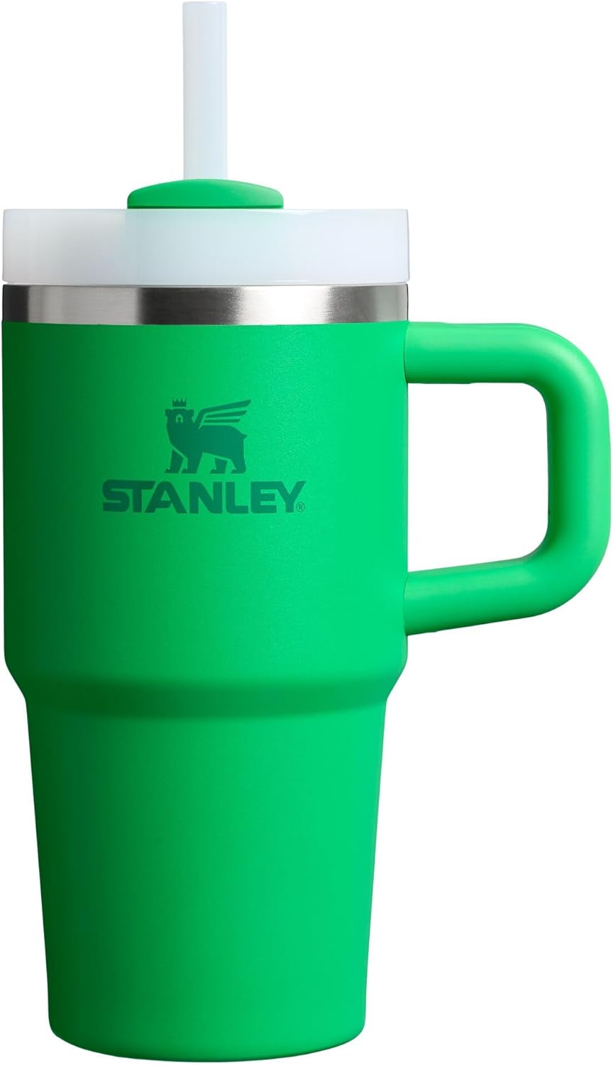 STANLEY Quencher H2.0 Tumbler with Handle and Straw 30 oz | Flowstate 3-Position Lid | Cup Holder Compatible for Travel | Insulated Stainless Steel Cup | BPA-Free | Nectarine