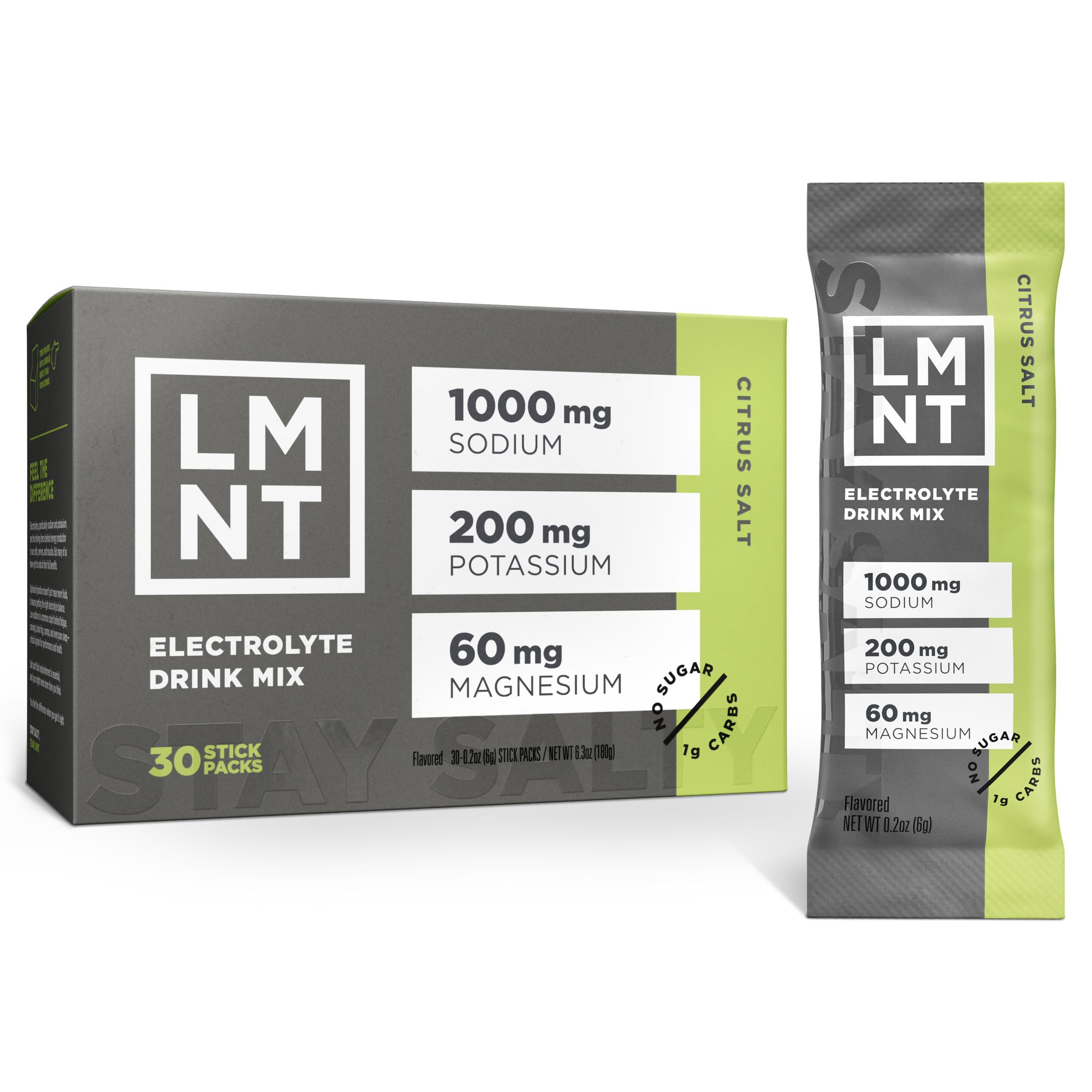 LMNT Zero Sugar Electrolytes - Variety Pack Bundle | Drink Mix | 18-Count