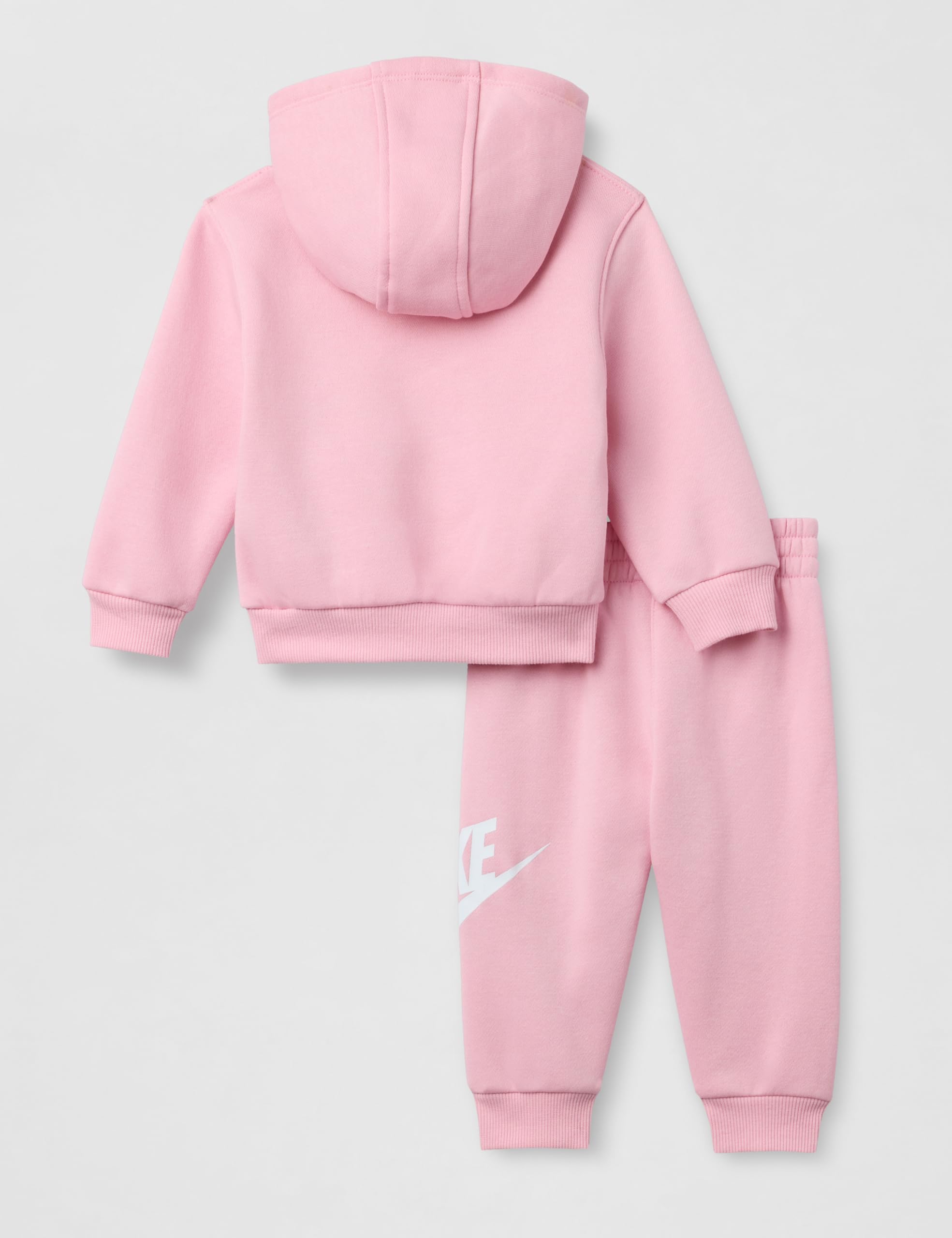 Nike Baby Sportswear Club Fleece Pullover Hoodie and Joggers 2-Piece Outfit Set (Large Swoosh Logo)