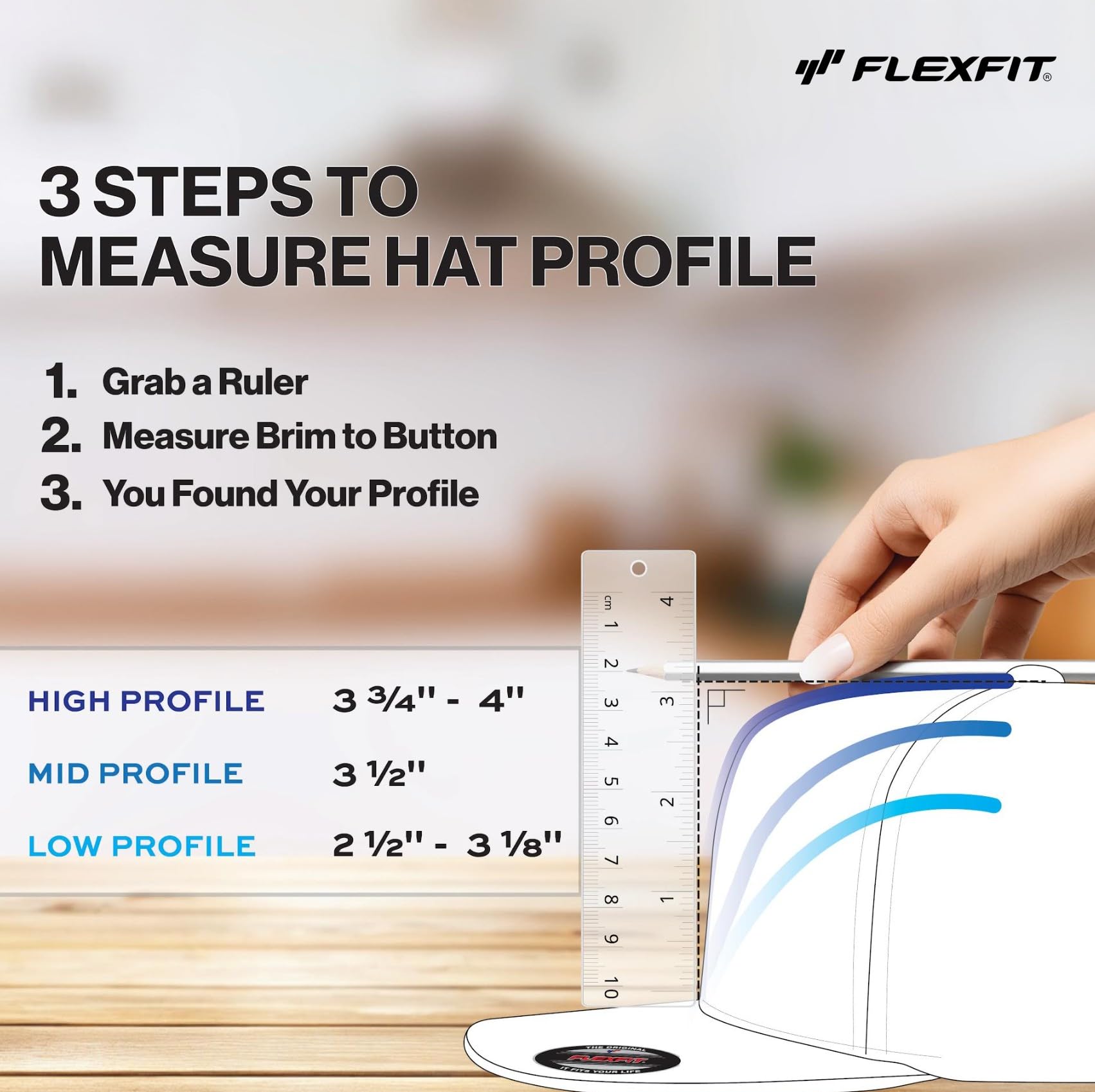 Flexfit Men's Athletic Baseball Fitted Cap