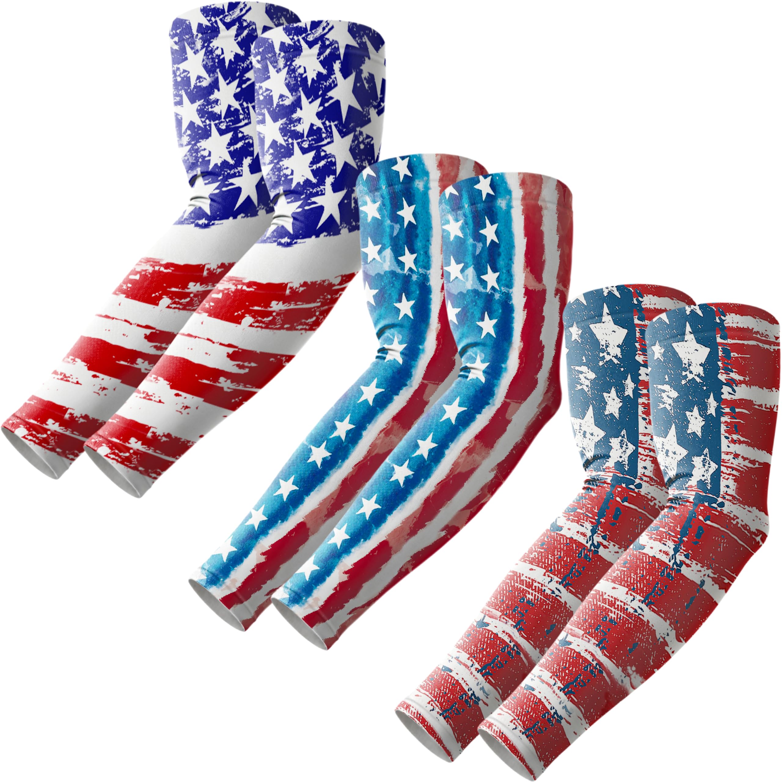 ROXUN Arm Sleeves, Cooling UV Sun Protection Sports Compression for Men/Women