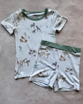 Wander Cubs Shortie 2-Piece Pajamas