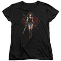 Wonder Woman Movie Warrior Womens T Shirt Black Officially Licensed
